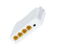 OSNIYAW Plug and Play POEs - Extensor de alimentación a través de Ethernet con 4 puertos y transmisión de 250 m para una fácil conexión del dispositivo, extensor de alimentación a través de Ethernet