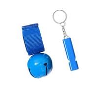 OSNIYAW Portátil defensa ruidosa al aire libre camping alarma oso campanas silbatos al aire libre seguro oso campanas para escalada ciclismo pesca seguro