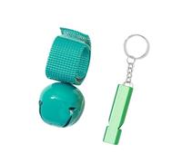OSNIYAW Portátil defensa ruidosa al aire libre camping alarma oso campanas silbatos al aire libre seguro oso campanas para escalada ciclismo pesca seguro