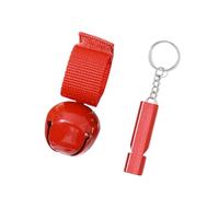 OSNIYAW Portátil defensa ruidosa al aire libre camping alarma oso campanas silbatos al aire libre seguro oso campanas para escalada ciclismo pesca seguro
