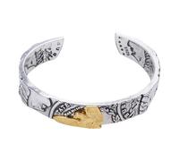 OSNIYAW Pulsera Ajustable De Monedas De Dólar De Plata Vintage Hawks con Grabado De Sonriente para Hombres Y Mujeres Joyería De Aleación Pulsera De Monedas Ajustable Unisex