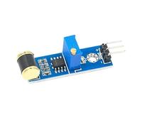 OSNIYAW Sensor de vibración 801S, módulo de vibración, salida analógica de 3 pines, sensibilidad ajustable para alarmas antirrobo y convertidor de conteo