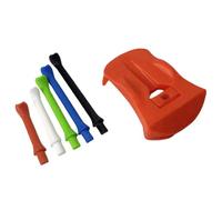 OSNIYAW Soporte de repuesto ligero para simulador de golf, base estable, con 5 soportes de césped duraderos precortados con precortado