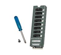 OSNIYAW Tarjeta adaptadora PCIe SATA3 Tarjeta de expansión de almacenamiento PCIe