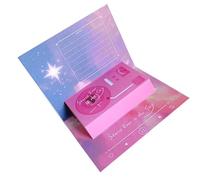 OSNIYAW Tarjeta de cumpleaños hecha a mano, Blue and purple nigh | Tarjeta de invitación de hecha a mano para un amigo, tarjeta de bendición con forma de fonógrafo emergente