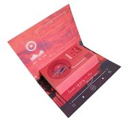 OSNIYAW Tarjeta de cumpleaños hecha a mano, Red sunset gramophon | Tarjeta de invitación de hecha a mano para un amigo, tarjeta de bendición con forma de fonógrafo emergente