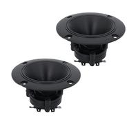 OSNIYAW Tweeter de cuerno redondo de 4 pulgadas 96 mm Piezo cerámica altavoz ultrasónico tweeter 1 juego de altavoces de teatro