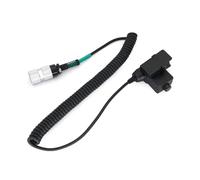OSNIYAW U94 PTT Adaptador Push to Talking Botón WalkieTalkie Headsets Connection Cable de conexión para PRC152 6 pines radios WalkieTalkie Headsets Adapter Adapter