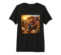 Oso Agricultor Papá Granja Divertido Shirt Camiseta Premium
