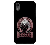 Oso Berserker Vikingo nórdico Gimnasio Bestia Guerrero Poder Carcasa para iPhone XR