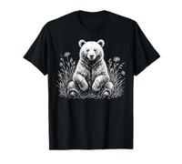 Oso Bosque Árboles Vida Silvestre Naturaleza Animal Exterior Camiseta