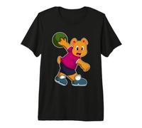 Oso Bowling Bola de Bolos Deportes Camiseta Premium