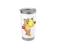 Oso Boxer Saco de boxeo Boxeo Vaso térmico de acero inoxidable de doble pared