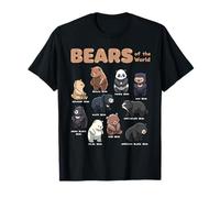 Oso Camisa Osos Animales del Mundo Bear Lover Zookeeper Camiseta