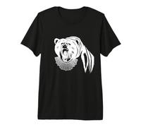 Oso con Ruth Bader Ginsburg Collar I Dissent RGB Camiseta Premium