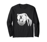 Oso con Ruth Bader Ginsburg Collar I Dissent RGB Manga Larga