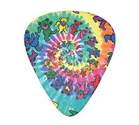 Oso de Acción de Gracias bailando, púa de guitarra avanzada, 12 piezas, tres grosores para bajo, guitarra eléctrica, funda para guitarra acústica