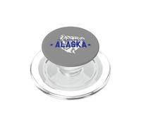 Oso de Alaska Alaska La Última Frontera Vintage Retro PopSockets PopGrip para MagSafe