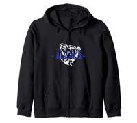 Oso de Alaska Alaska La Última Frontera Vintage Retro Sudadera con Capucha