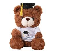Oso de graduación genérico, 23 cm, oso de graduación, oso lindo graduado con sombrero de descuento, osito para graduación, para niñas y niños, regalo diplome