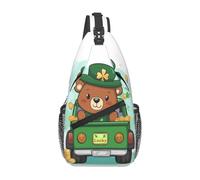 Oso De La Suerte Mujer Hombre Bolso Cruzado Ligero Mochila Bandolera Con Correa Ajustable Mochilas De Hombro Para Viaje Ciclismo Trabajo Acampar