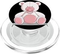 Oso de Peluche bebé en Color Blanco para los Amantes de los chupetes PopSockets PopGrip para MagSafe