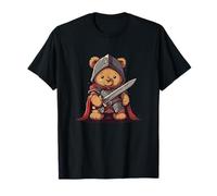 Oso de peluche caballero con escudo y espada para aventura Camiseta