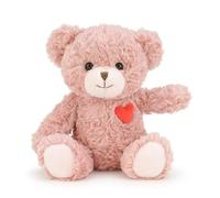 Oso de peluche coleccionable: animal de peluche con diseño de corazón, juguete de almohada suave, construcción interactiva, resistente y cómoda, función de abrazo fácil, accesorio de oferta de mejor r