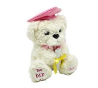 Oso de peluche de graduación - Juguete de peluche coleccionable recuerdo de graduación | de para graduados 2026 | para graduados de la escuela primaria primaria secundaria universidad