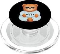 Oso de Peluche Fresco con Gafas de Sol Amante de Peluche, el Jefe, mandona PopSockets PopGrip para MagSafe
