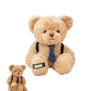 Oso de Peluche genérico | Lindo decoración del hogar, de Peluche Decorativo con Corbata, para Adultos, niños, niñas, Viajes, salón, Estante, Dormitorio, Navidad, Pascua,