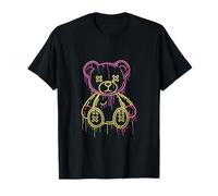 Oso de Peluche Graffiti Street Art Bold Urban Pop Ilustración Camiseta