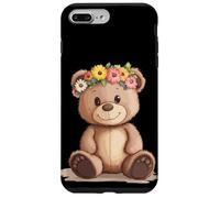 Oso de peluche juguetón que florece con estilo Carcasa para iPhone 7 Plus/8 Plus