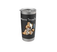Oso de peluche malvado aterrador Wanna Snuggle Cute Halloween Teddy Vaso térmico de acero inoxidable de doble pared