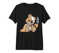 Oso de Peluche Malvado y Aterrador Lindo Oso de Peluche de Terror de Halloween Camiseta Premium