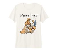 Oso de Peluche Malvado y Aterrador Que Quiere abrazar Lindo Oso de Peluche de Halloween Camiseta Premium