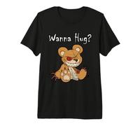 Oso de Peluche Malvado y Aterrador Que Quiere abrazar Lindo Oso de Peluche de Halloween Camiseta Premium