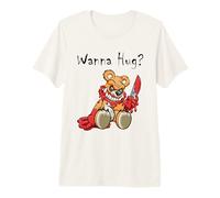 Oso de Peluche Malvado y Aterrador Que Quiere abrazar Lindo Oso de Peluche de Halloween Camiseta Premium
