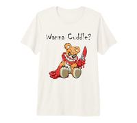 Oso de Peluche Malvado y Aterrador Wanna Cuddle Cute Halloween Teddy Bear Camiseta Premium