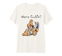 Oso de Peluche Malvado y Aterrador Wanna Cuddle Cute Halloween Teddy Bear Camiseta Premium