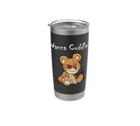 Oso de peluche malvado y aterrador Wanna Cuddle Cute Halloween Teddy Bear Vaso térmico de acero inoxidable de doble pared