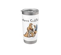Oso de peluche malvado y aterrador Wanna Cuddle Cute Halloween Teddy Bear Vaso térmico de acero inoxidable de doble pared