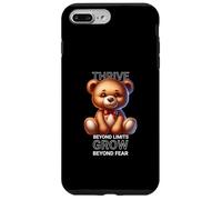Oso de Peluche Motivacional: prospera más allá de los límites y Crece Carcasa para iPhone 7 Plus/8 Plus