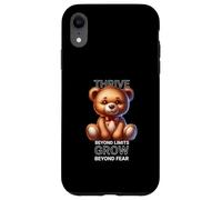 Oso de Peluche Motivacional: prospera más allá de los límites y Crece Carcasa para iPhone XR