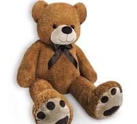 Oso de Peluche osito suave XL marrón 150cm