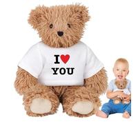 Oso de peluche,Oso de peluche,tierno animal de peluche oso de San | Cojín de peluche con animales para , adornos para propuestas de matrimonio para sala de estudio, dormitorio