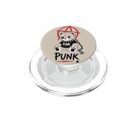 Oso de Peluche Punk anarquía gótica rebelión Rock Alternativo PopSockets PopGrip para MagSafe