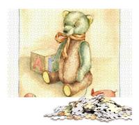 Oso de Peluche Retro (51) Puzzle Adultos 1000 Piezas Juego De Rompecabezas Decoración Juegos Educativos Cumpleaños Stress Relief Toy 1000pcs (75x50cm)