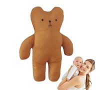 Oso de peluche tierno - Oso de peluche suave | Oso Soft Toys | Cotton Cuddly Toy Bear Model | Sweet Sleep Sleeping Cuddly Bear para niños niñas aprox. 25 cm/9,84 pollos