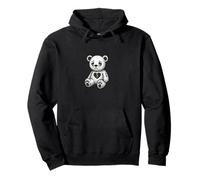 Oso de peluche triste diseño de corazón roto para grunge suave Sadcore Sudadera con Capucha